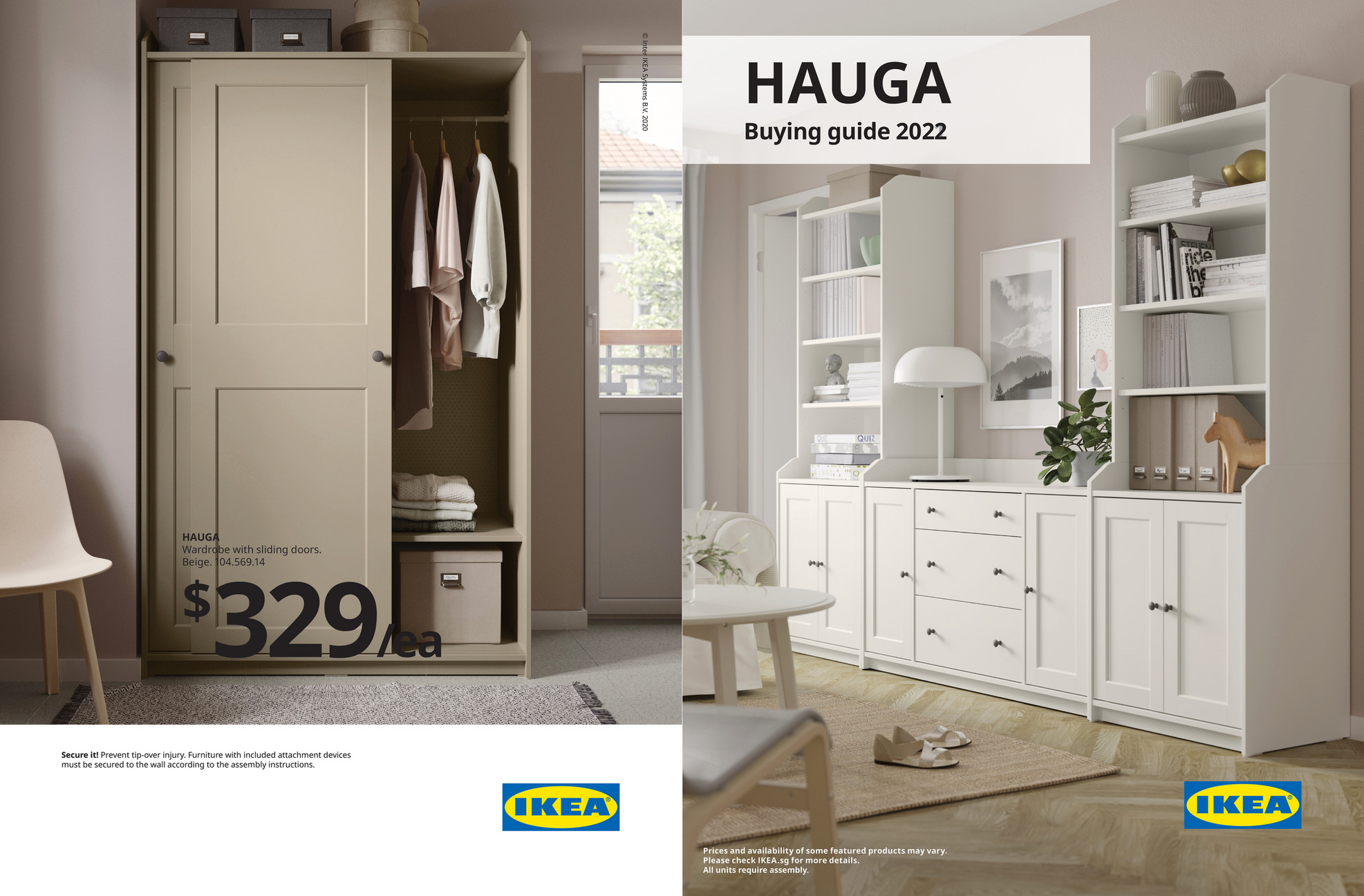 IKEA Singapore (English) HAUGA Buying Guide 2022 Page 1