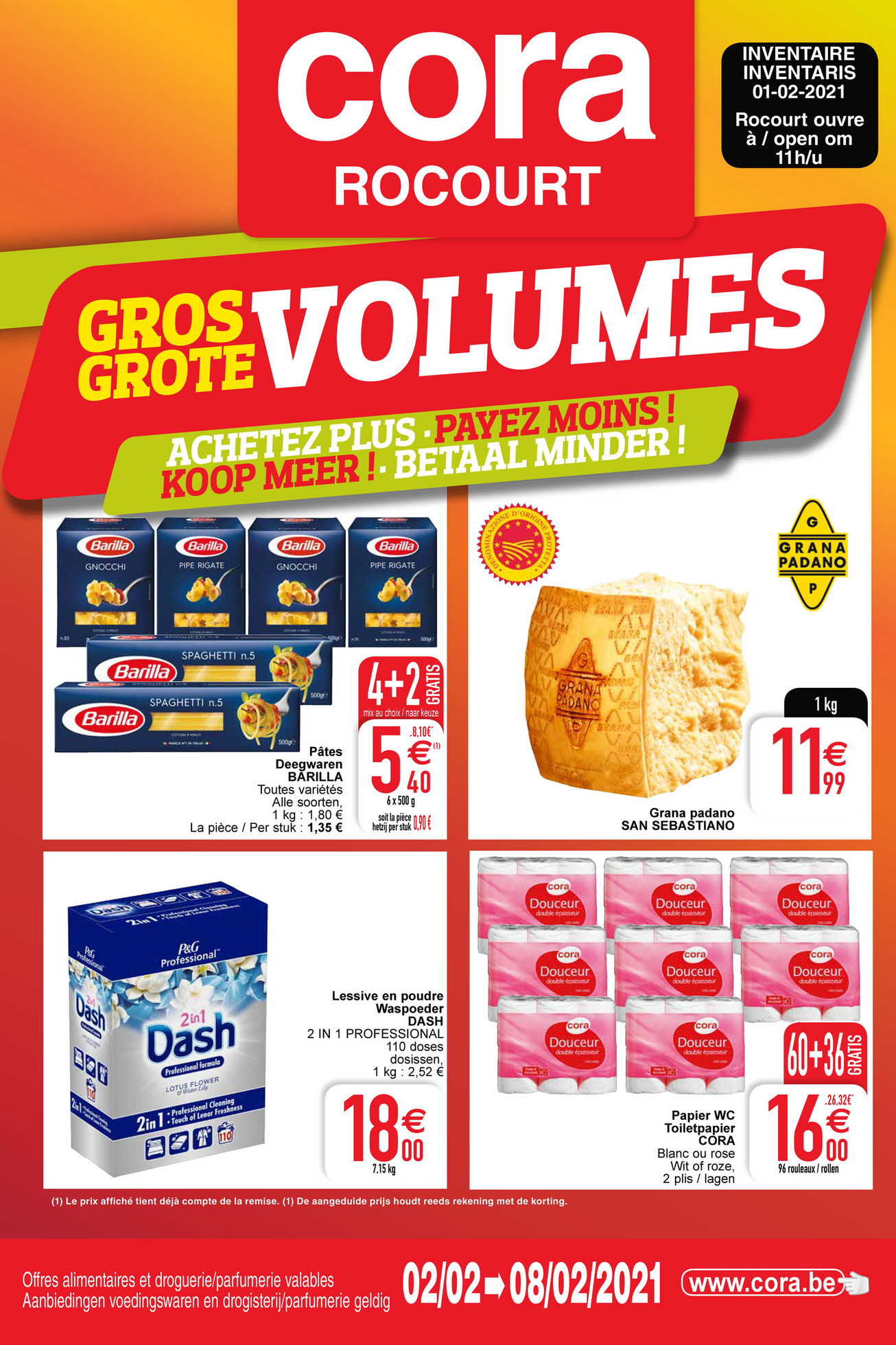 cora NL les gros volumes chezgrote volumes bij cora Rocourt op 0202