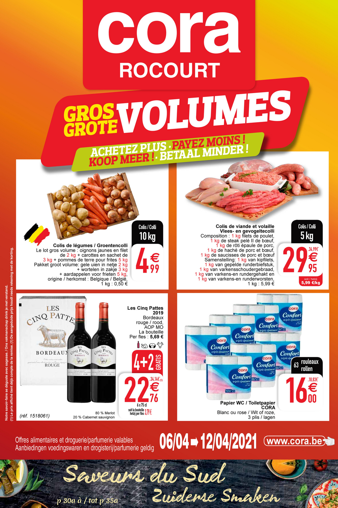 cora NL Les gros volumes chez Grote volumes bij cora Rocourt 0604