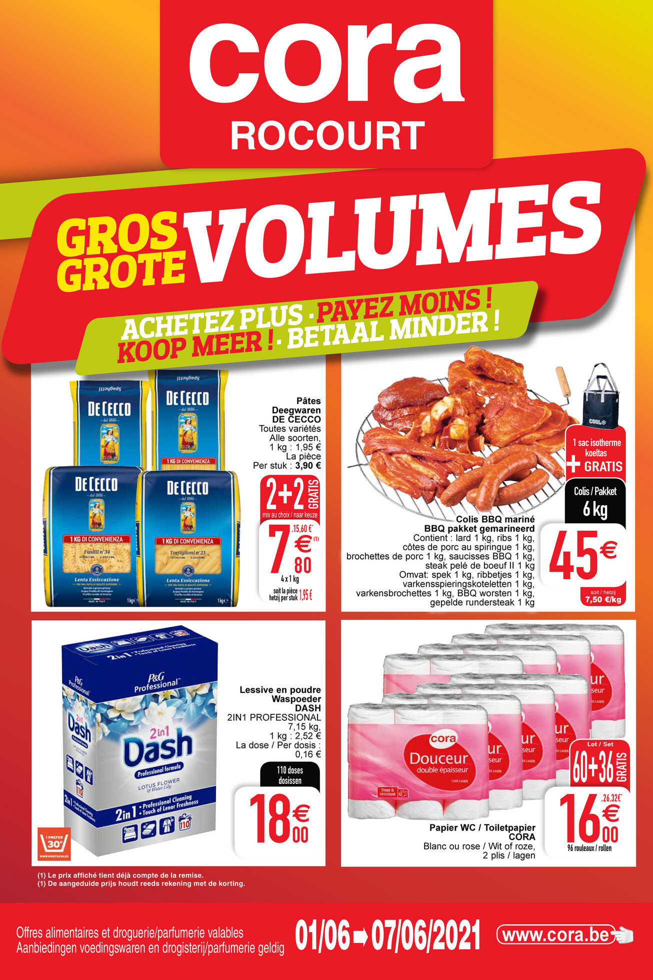 cora NL Les gros volumesGrote volumes bij cora Rocourt op 0106