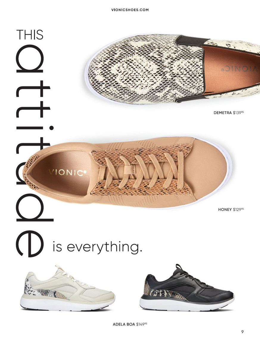 vionic honey sneaker