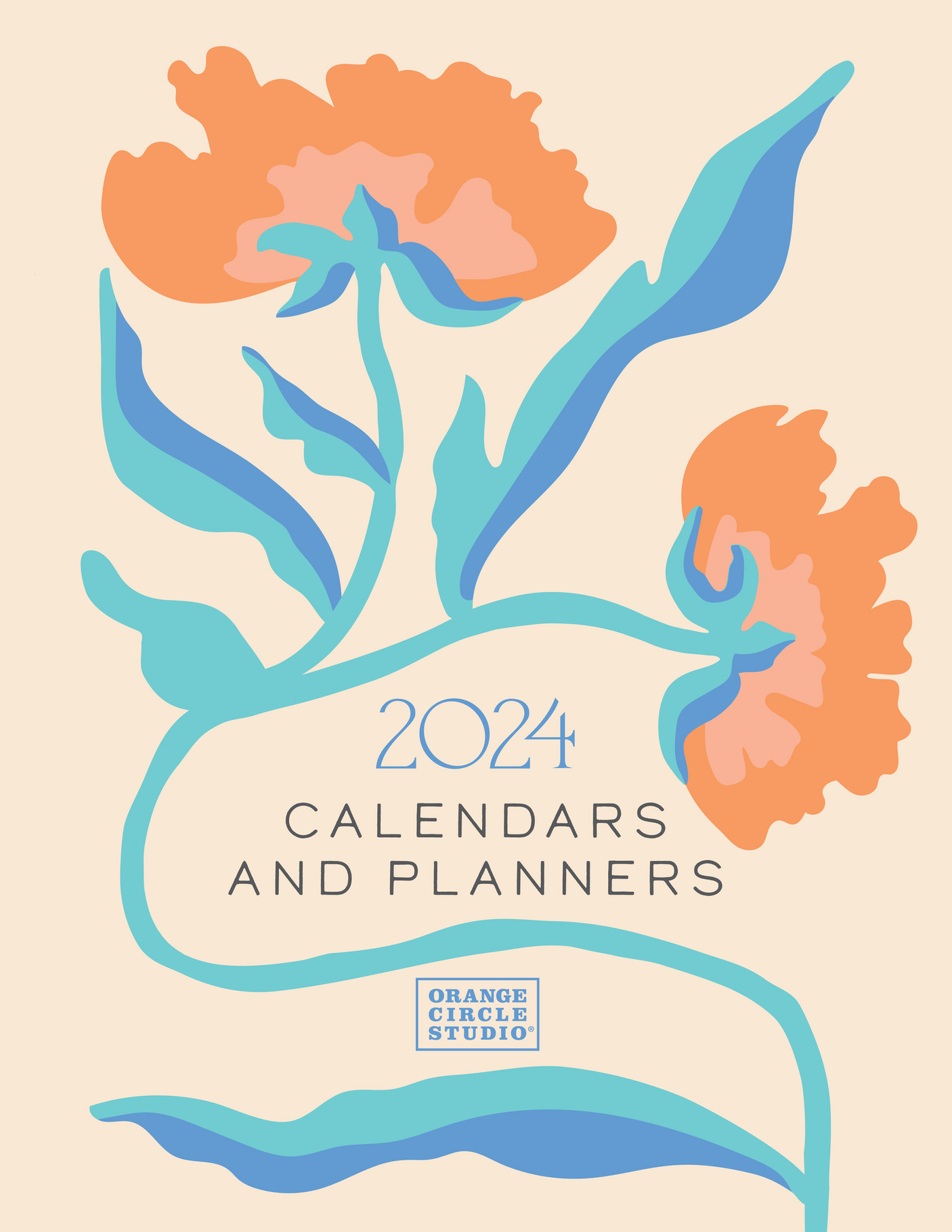Harper Group Studio Oh Orange Circle Studio 2024 Calendars & Planners