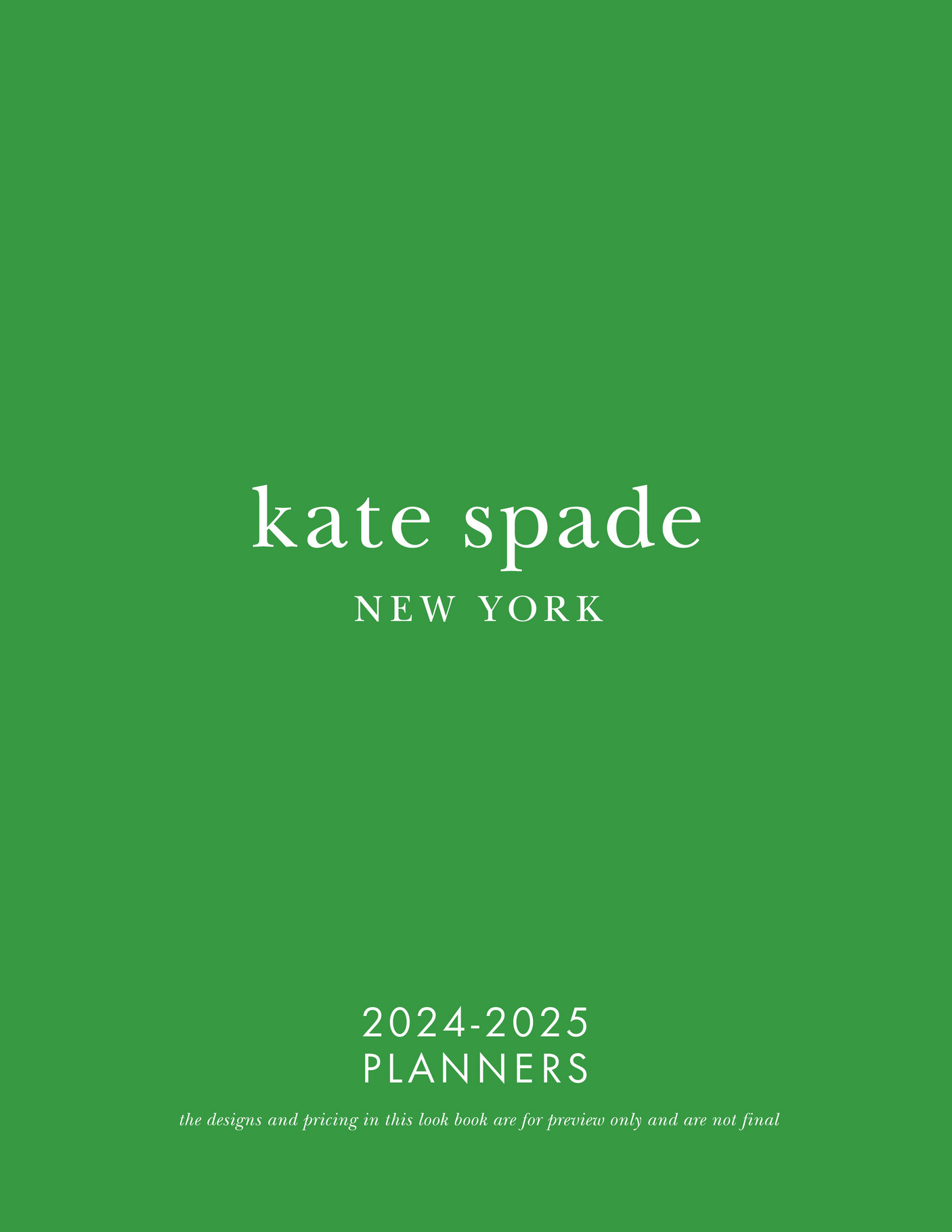 Harper Group Kate Spade Planners 2024 Page 1