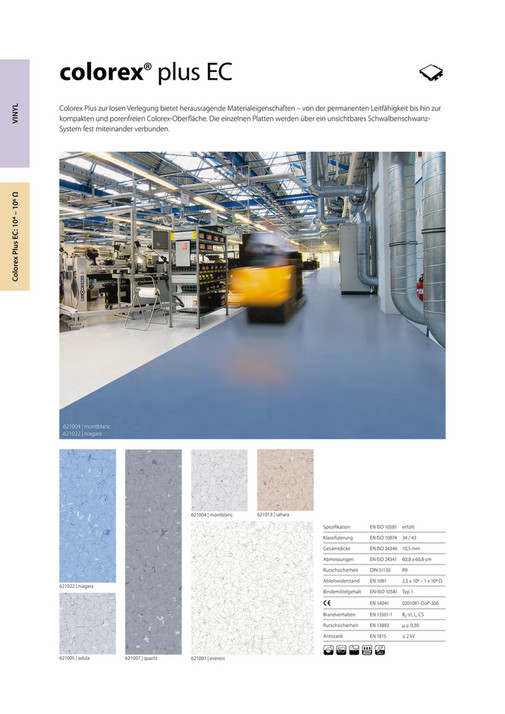 Forbo Flooring_DACH - Forbo_ESD-Beläge_Broschüre - Seite 12-13