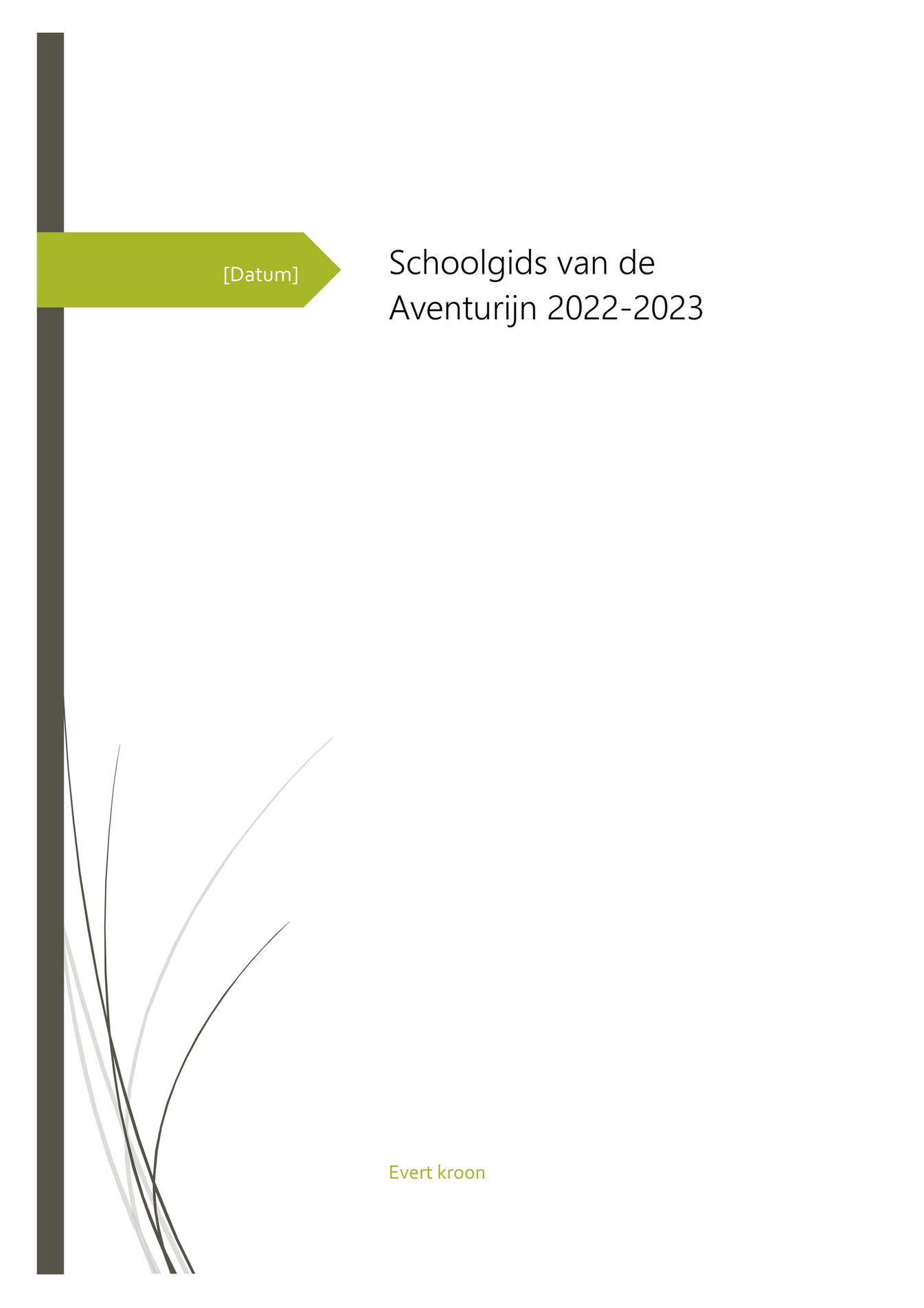 SKO Volendam - Schoolgids-van-de-Aventurijn-2022 - Page 1