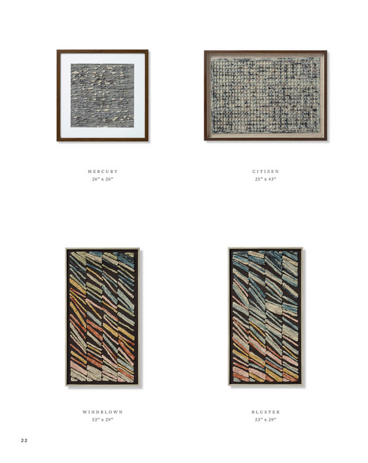 Loloi Rugs Wall Art Catalog Spring 2022 Page 2425