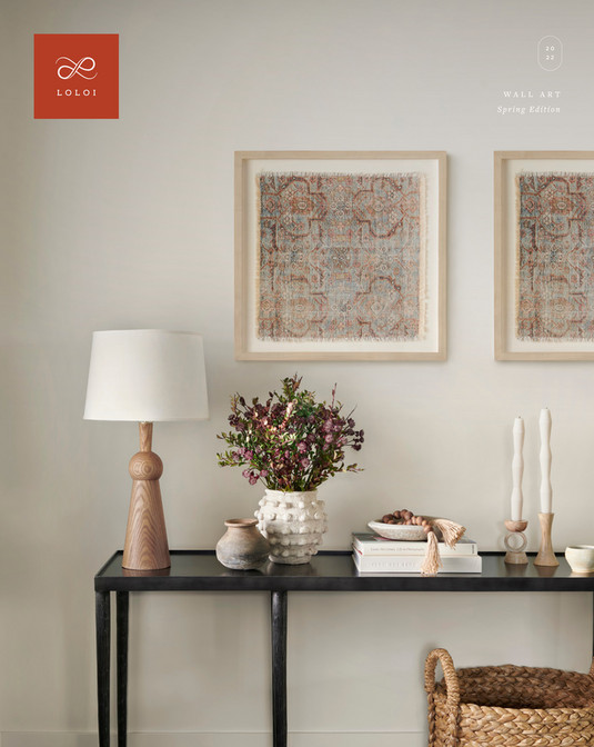 Loloi Rugs Wall Art Catalog Spring 2022 Page 1