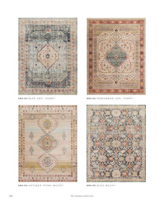 Loloi Rugs Magnolia Home Catalog Spring 2022 Page 114115
