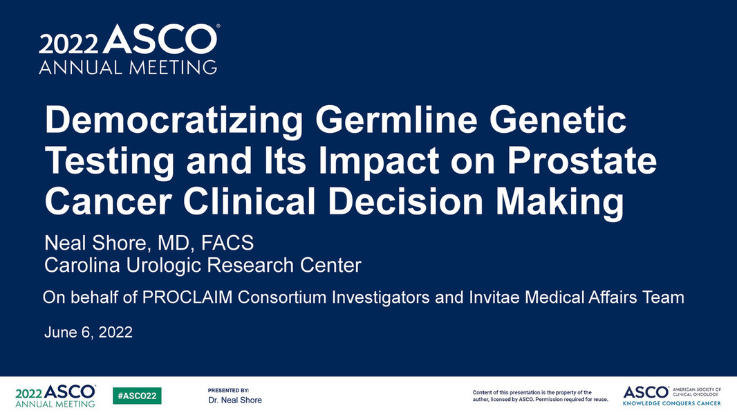 Invitae 2022 asco democratizing germline genetic testing and its