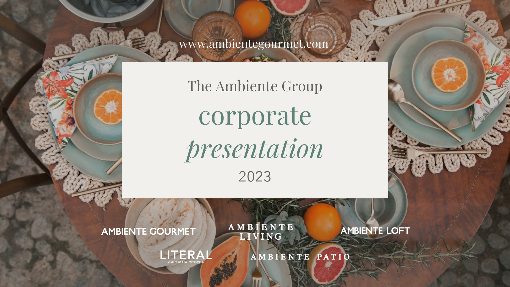 Distribuidora matec sas grupo ambiente brand presentation 2023