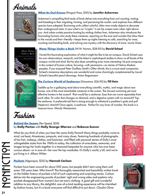 Politics and Prose Bookstore - P&P Holiday Gift Guide 2023 - Page 22-23