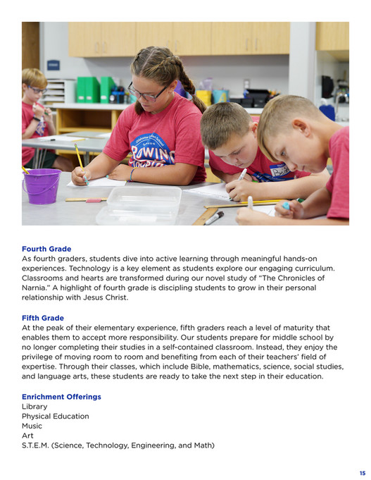 Oklahoma Christian School - OCS ES Brochure - Page 14-15