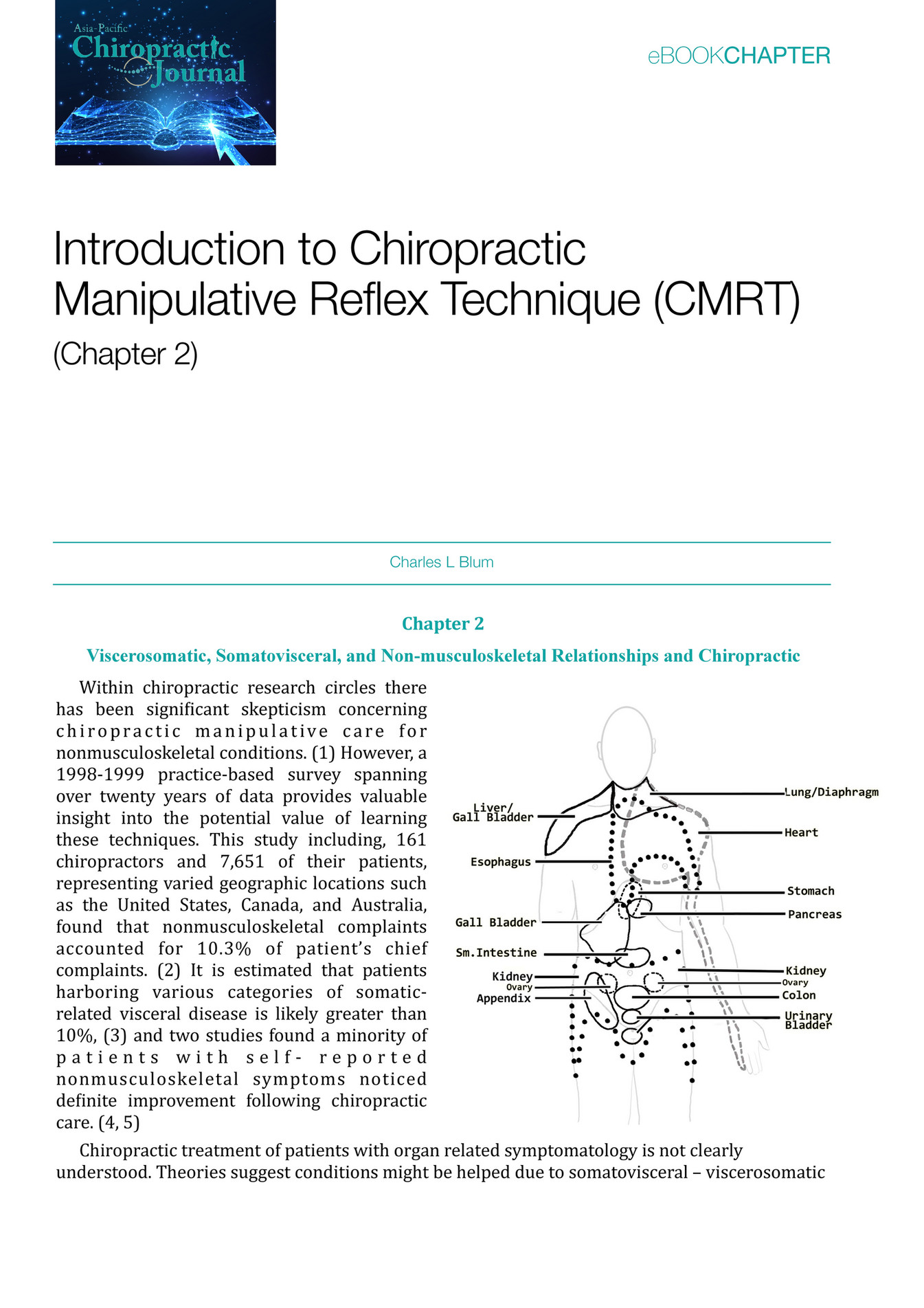 Asia-Pacific Chiropractic Journal - Introduction to Chiropractic