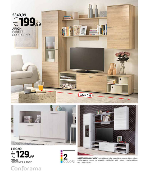 Volantinofacile catalogo conforama il living che ami dal 28 ... Conforama soggiorno roma