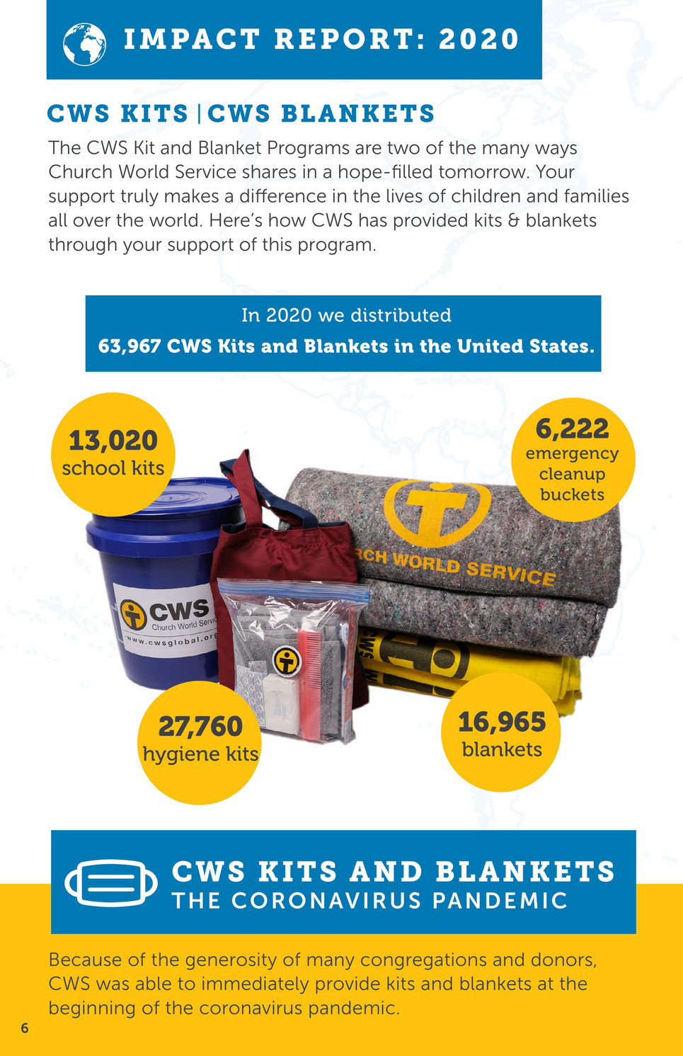 CWS Buckets and Kits  Help Communities in Need Around the World