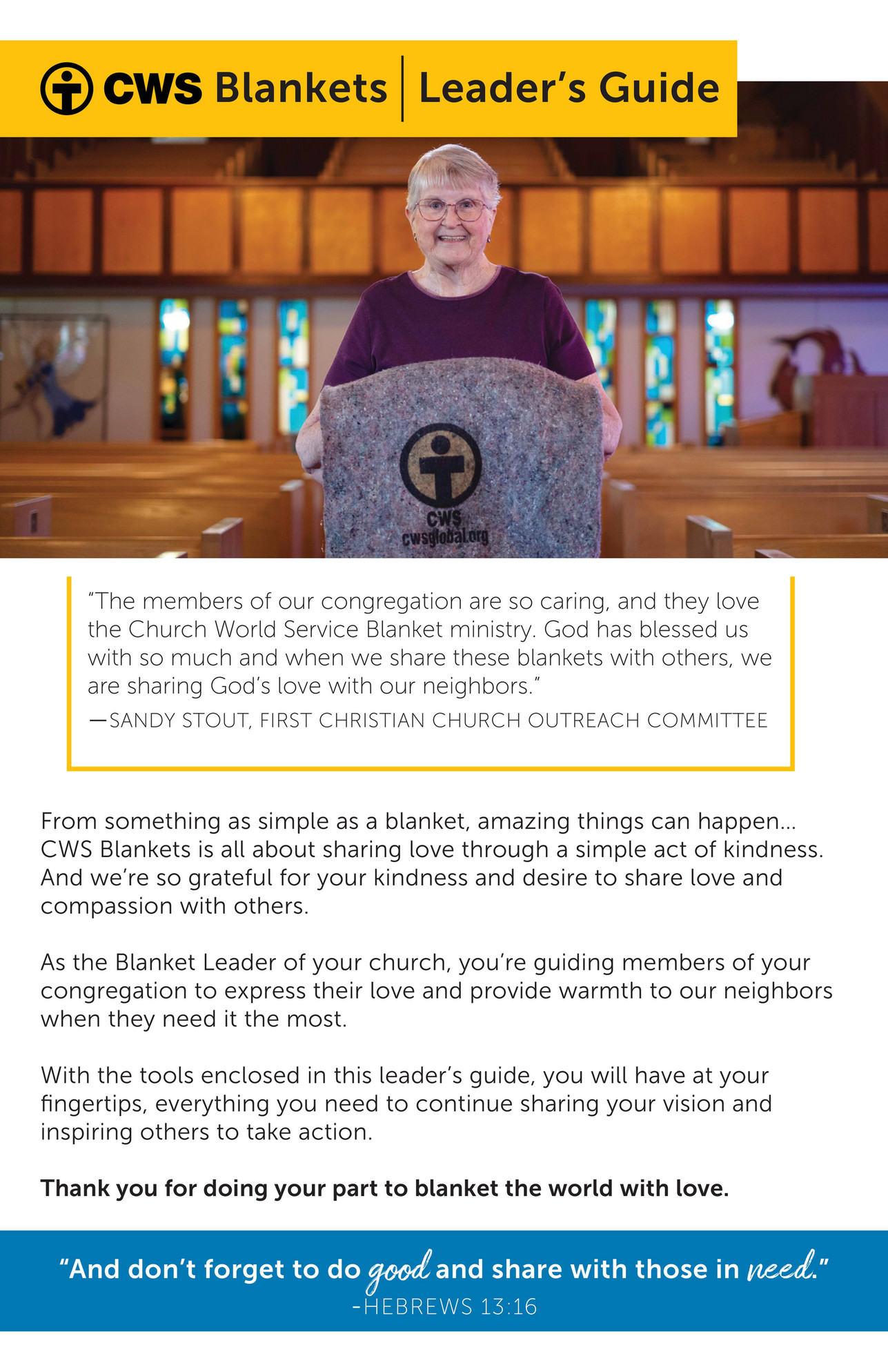 Church World Service Blanket Leaders Guide 2024 Page 1