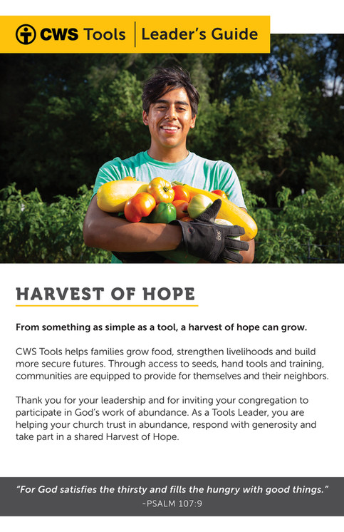 Cws Tools Church World Service - 2026 Tools Leaders Guide - Page 1