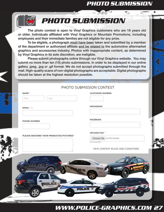 Vinyl Graphics Vinyl Graphics 20182019 Police Catalog Page 2627