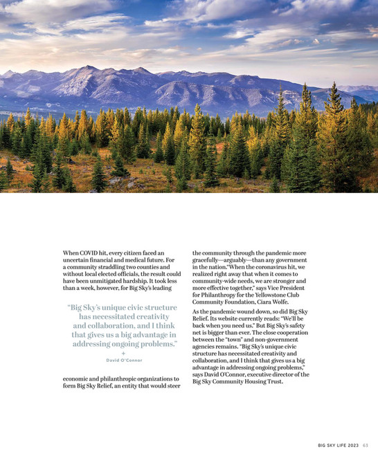 The Big Sky Real Estate Co. Big Sky Life 2023 Page 6465