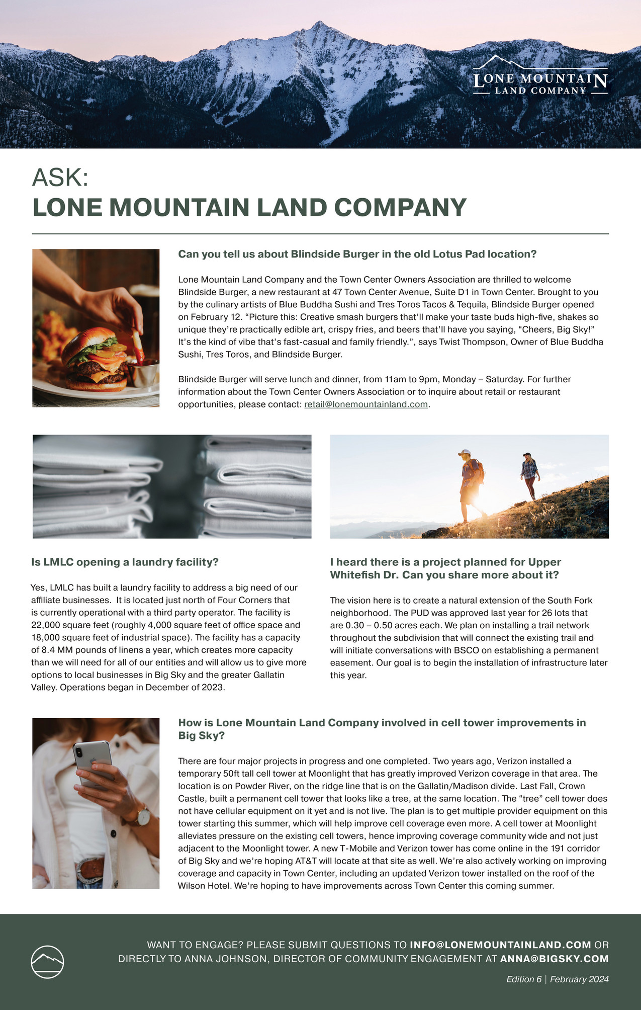 The Big Sky Real Estate Co. "Ask LMLC" Page 4