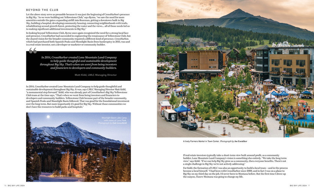 The Big Sky Real Estate Co. Big Sky Life 2024 Magazine Page 40