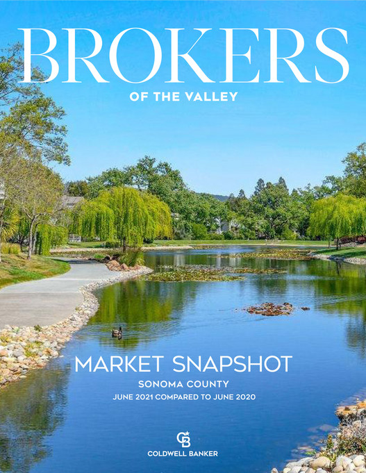 Sonoma County Real Estate Market Snapshot June 2021 - Page 1