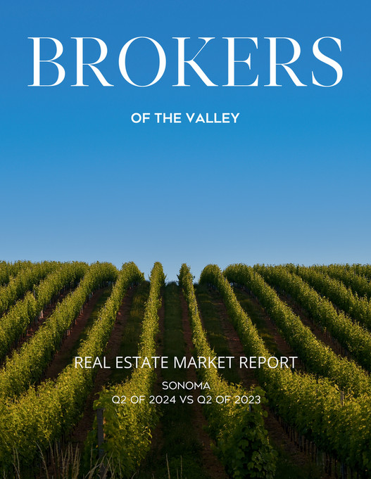 Coldwell Banker BOV - Sonoma Market Report_Q2 2024 - Page 1