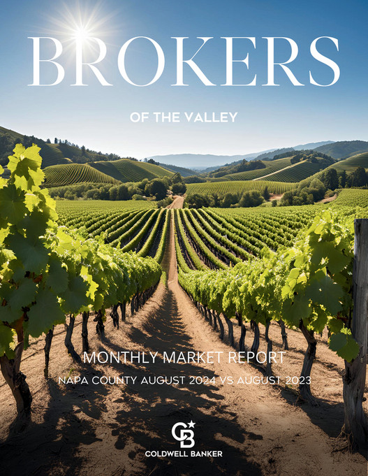 Coldwell Banker BOV - Napa Market Report_August 2024 - Page 1