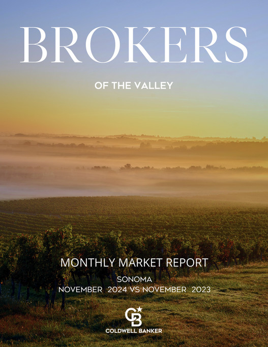Coldwell Banker BOV - Sonoma Market Report_Nov 2024 - Page 1