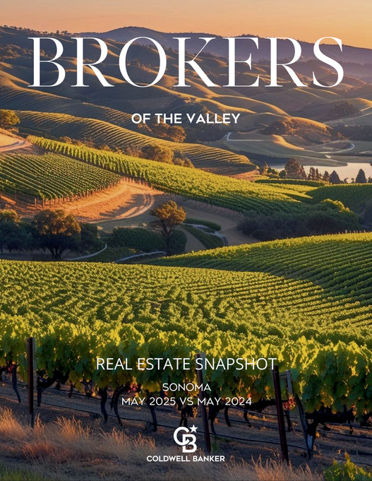 Coldwell Banker BOV - Sonoma Real Estate Snapshot_May 2025 - Page 1
