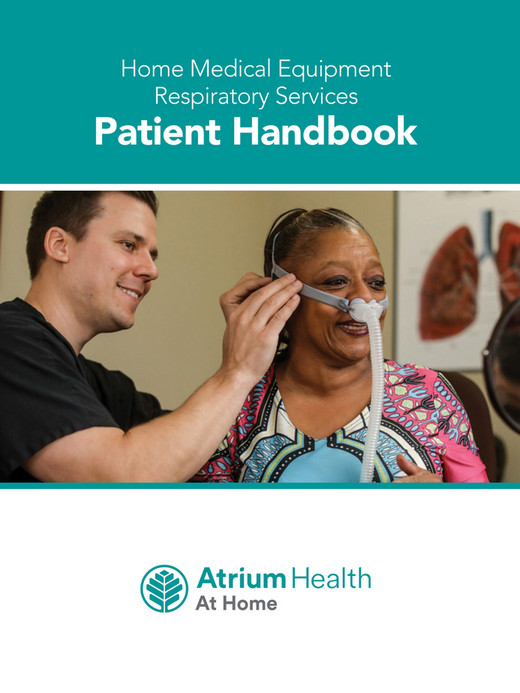 Home Medical Equipment Respiratory Services Patient Handbook - Page 1