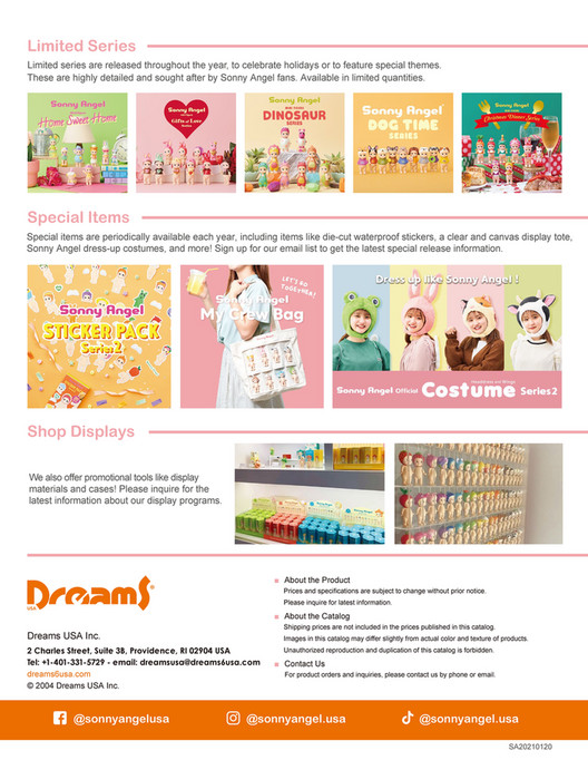 Kathleen Milne Company Sonny Angel Catalog 2023 Page 8