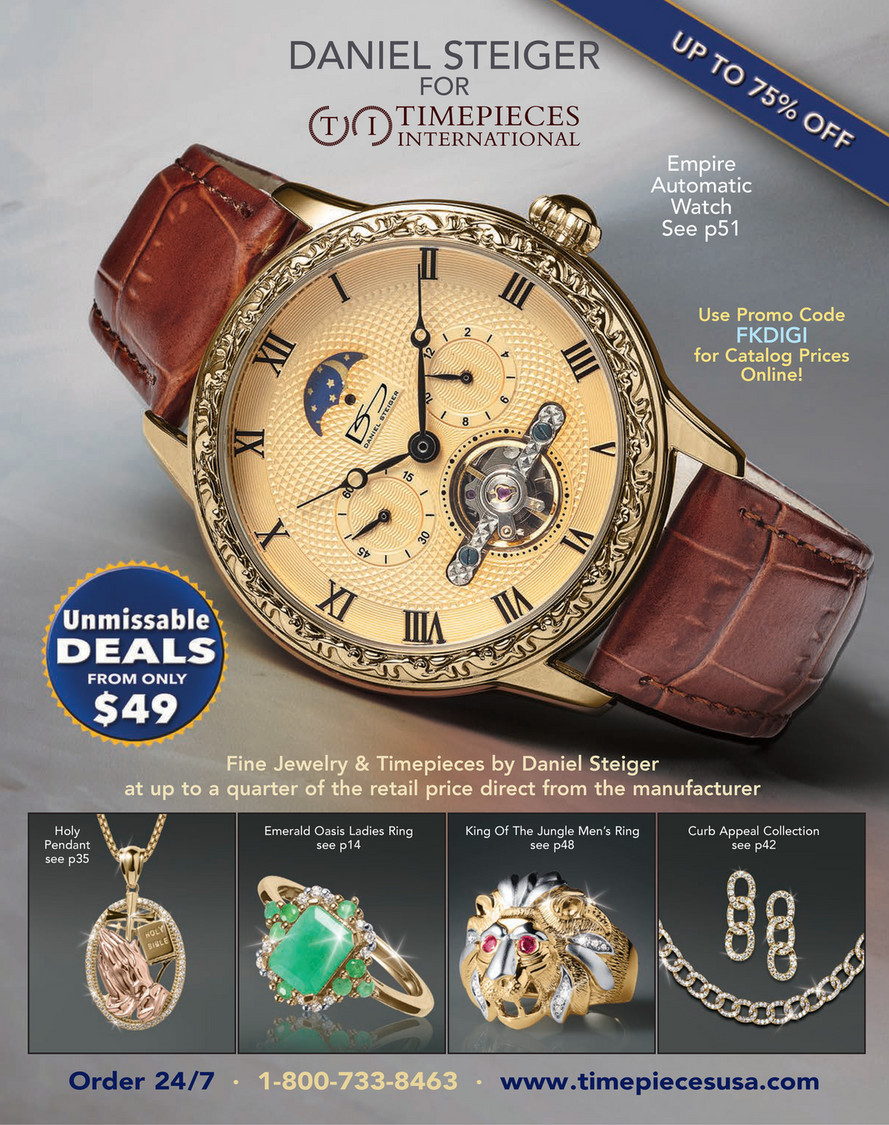 Timepieces 2025 international catalog