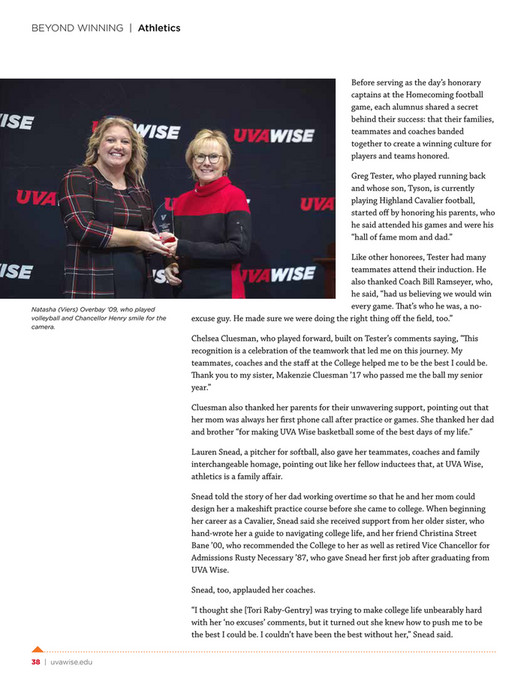 University of Virginia's College at Wise - UVA Wise Magazine Fall ...