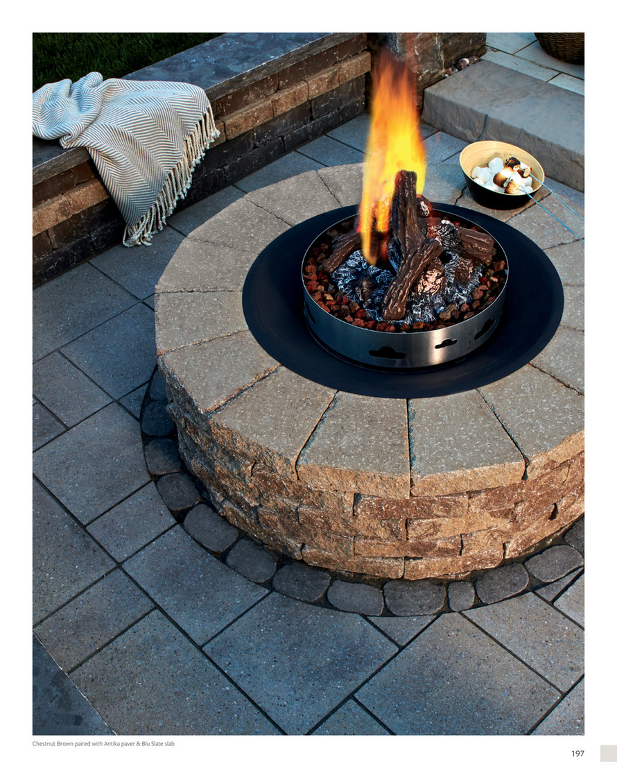 zentro smokeless fire pit on Techo Bloc Fire Pit Insert