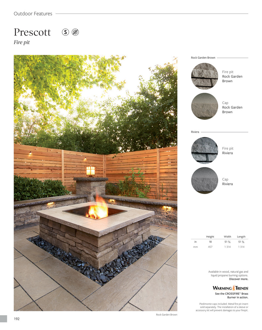 fire rocks for fire pits on Techo Bloc Inc Catalog 2021 En Web Raffinato Fire Pits And Outdoor Kitchens Techo Bloc