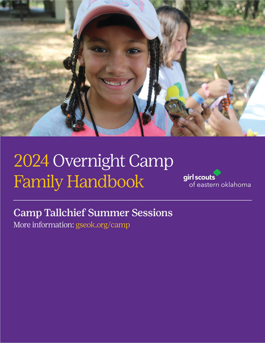 Girl Scouts of Eastern Oklahoma GSEOK Overnight Camp Family Handbook