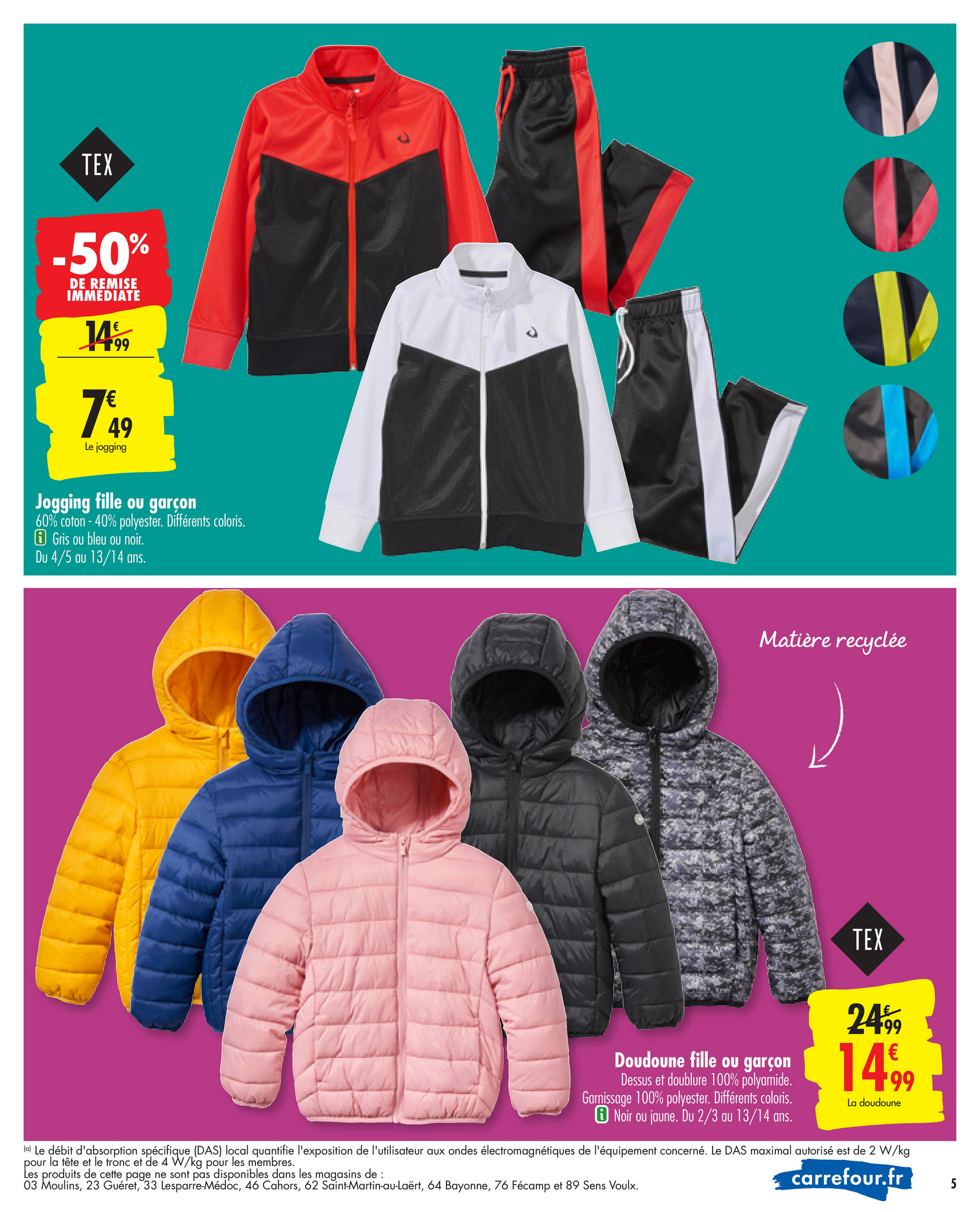 Doudoune Carrefour Vetement Fille Carrefour Carrefour Manteau