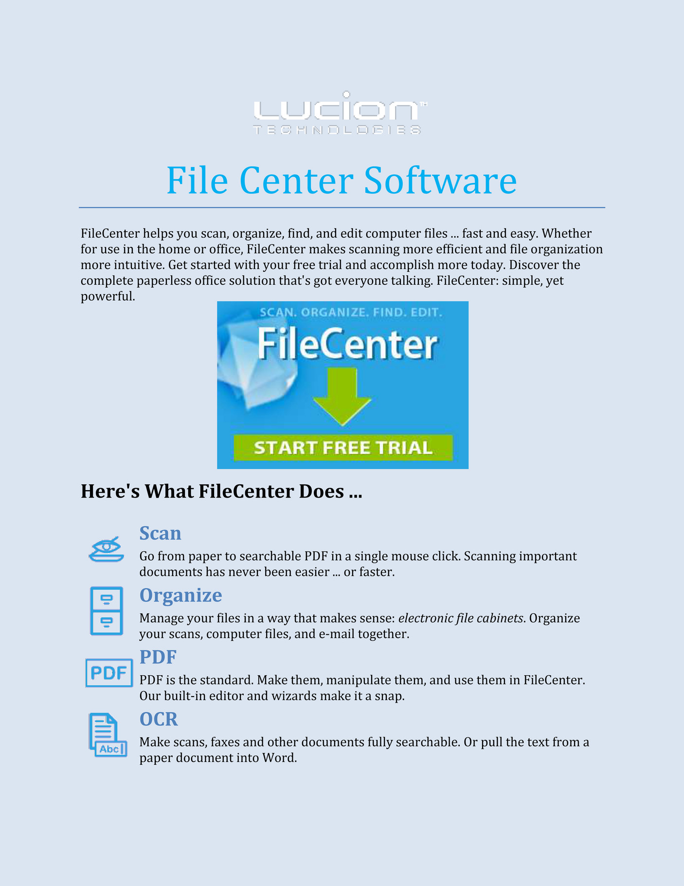 Lucion FileCenter Suite 12.0.13 for apple download