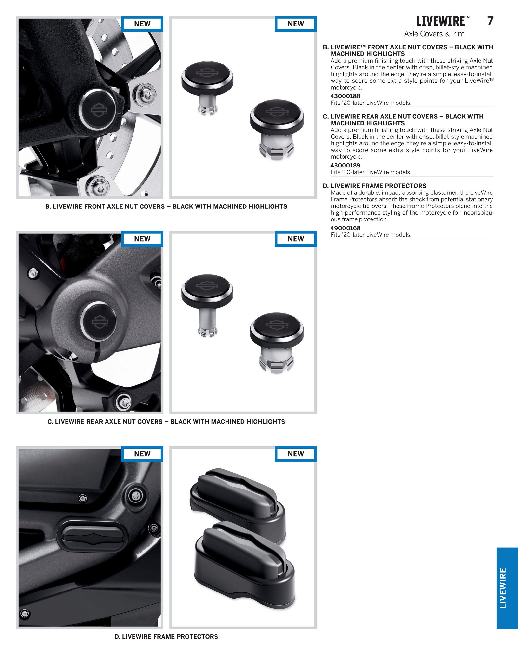 2020 HARLEY-DAVIDSON GENUINE MOTOR PARTS & ACCESSORIES - LiveWire