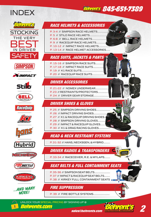 Behrent's Performance Warehouse 2021 Driver Safety & Holiday Gift