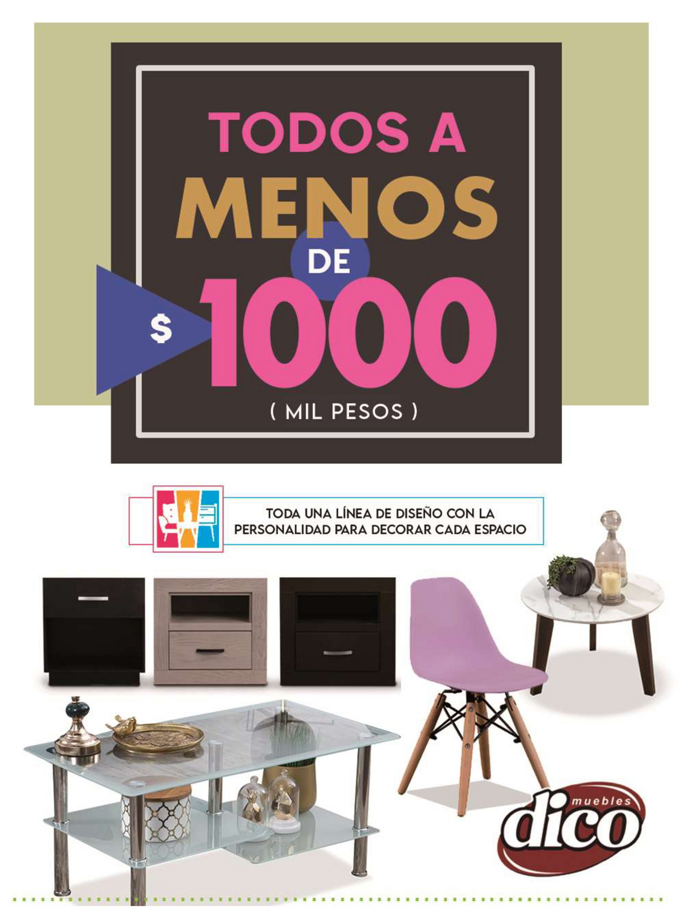 Ofertas de Muebles Dico ¡Todo a menos de 1000! Página 5