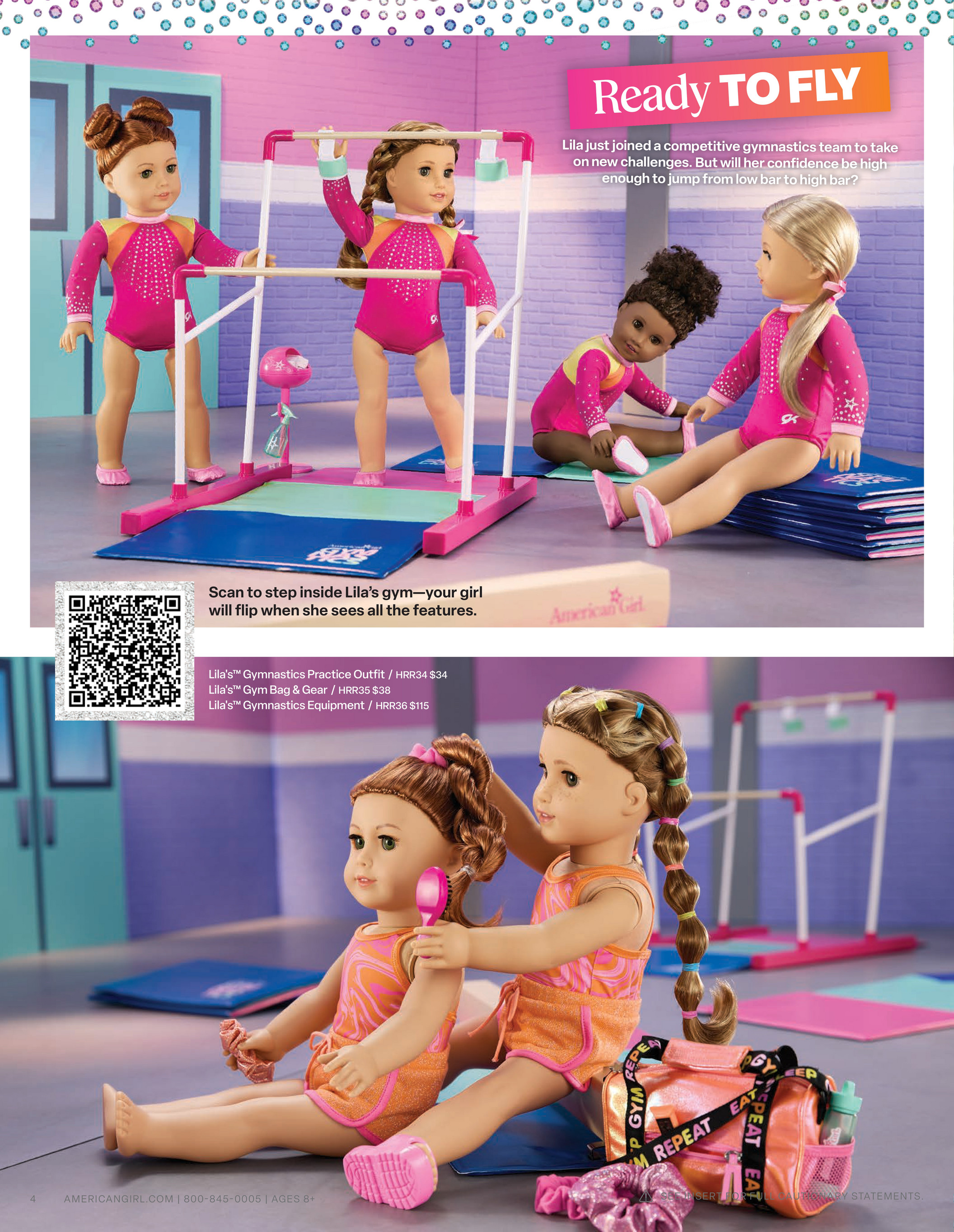 American Girl - OCTOBER 2023 - Lila's™ Gymnastics Competition