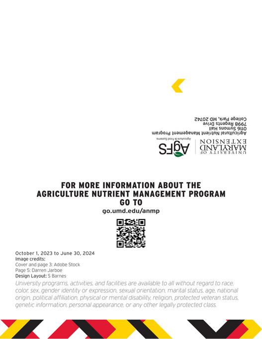 Agnr University Of Maryland Anmp Annual Report 2023 2024 Page 6