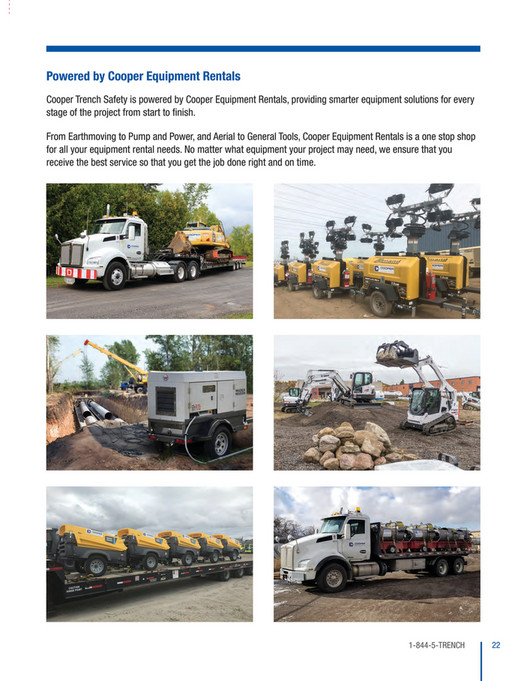 Cooper Equipment Rentals - Cooper Trench Catalogue - Booklet - Page 22-23