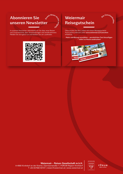 Weiermair Reisen Tagesfahrten 2023 Seite 36