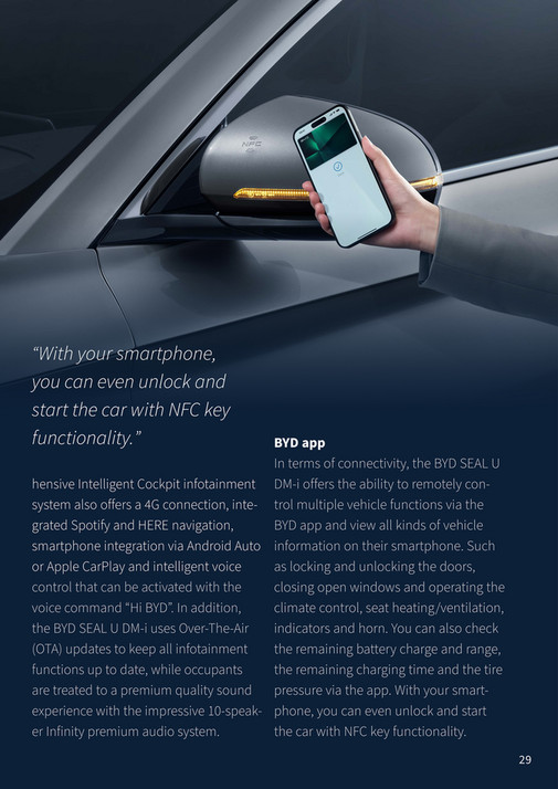 BYD SEAL U DMi Product Information Guide - Page 26-27