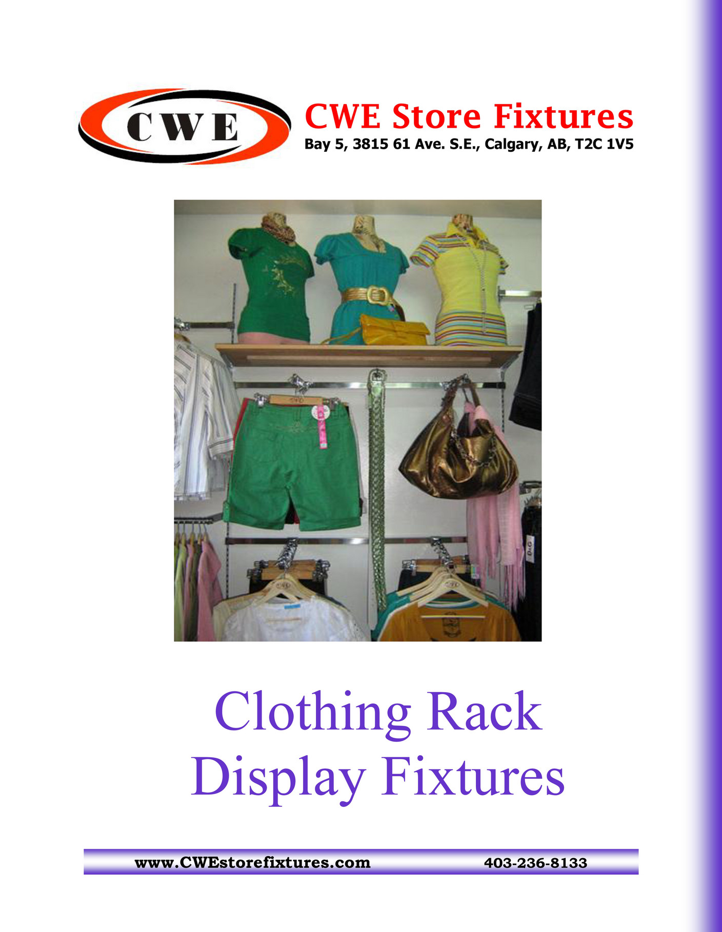 Calgary Warehouse Equipment CWE Garment Racks Page 1 Created with