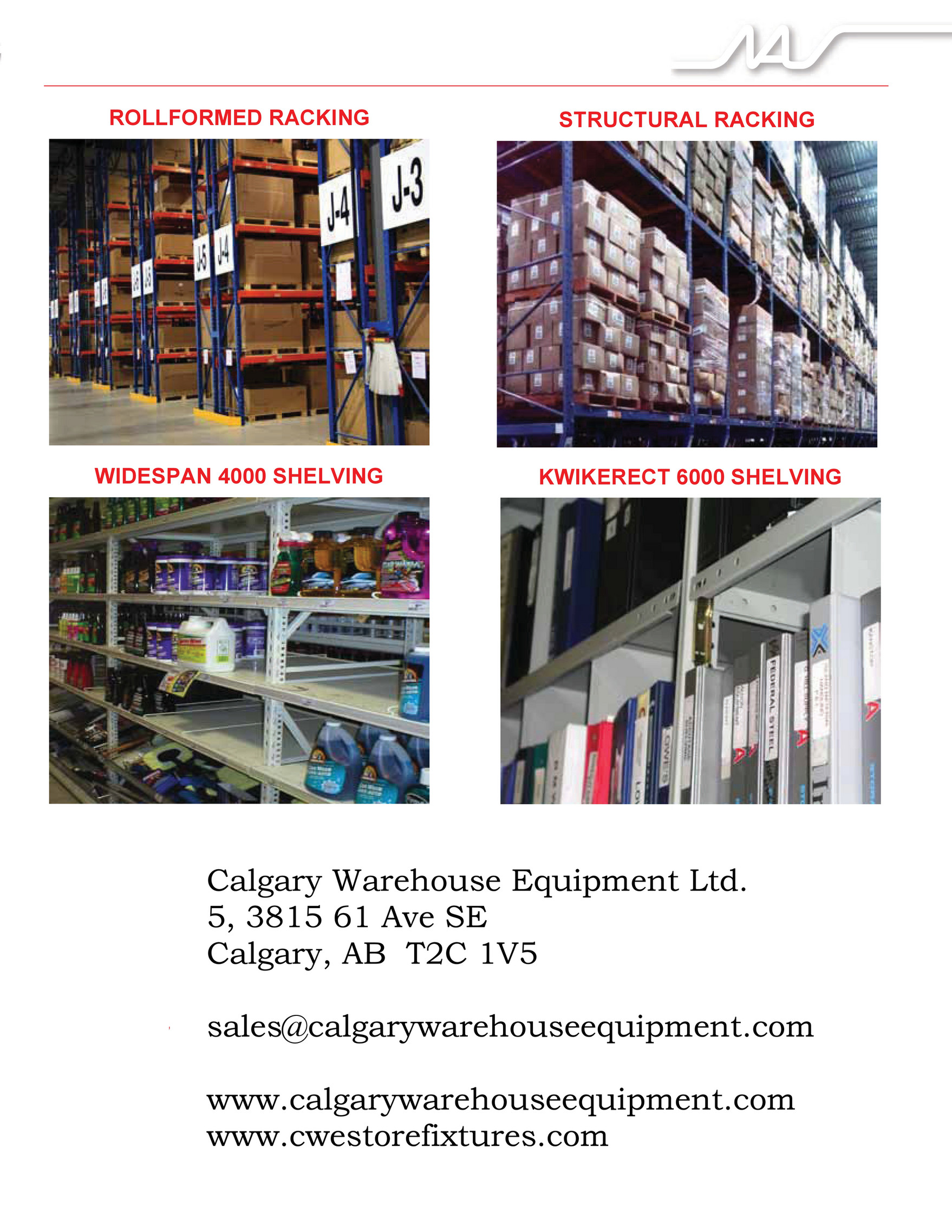 True Buch Warehouse Pallet Racking Calgary Ab