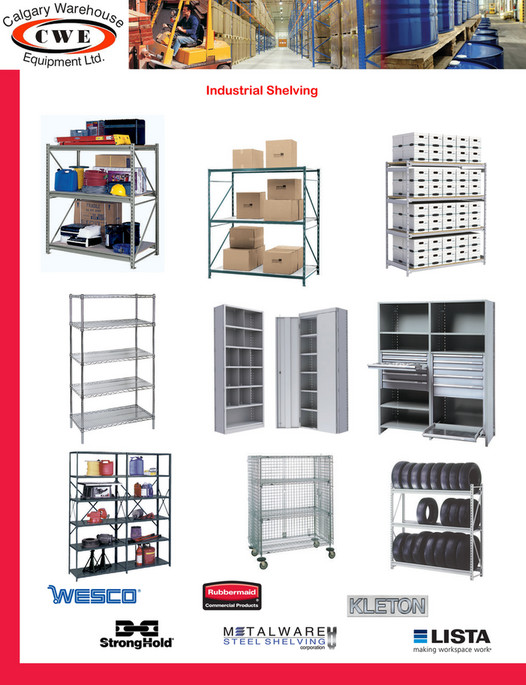 Calgary Warehouse Equipment CWE Shelving Page 1 Created with